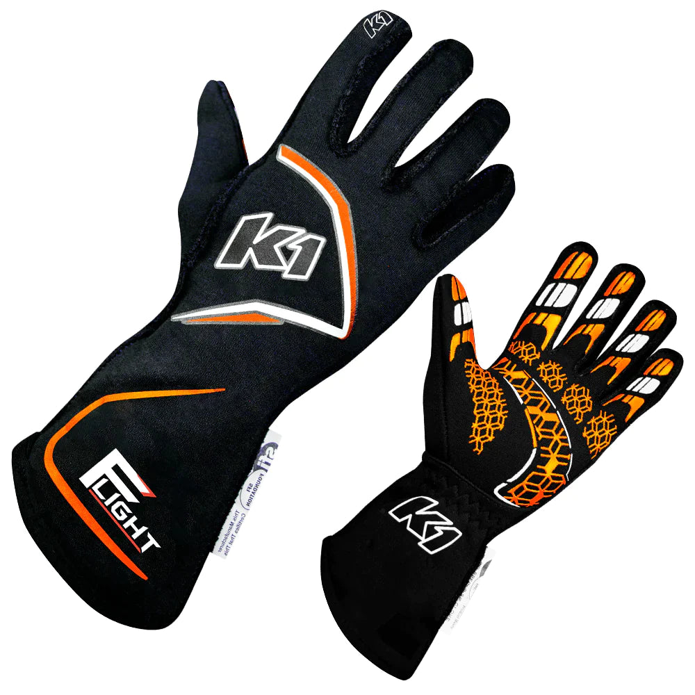 Flight Nomex FLO Orange Race Gloves