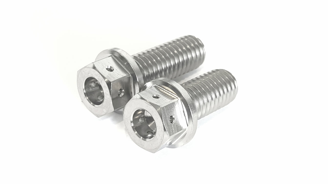 Winters side hat bolts with lock wire holes