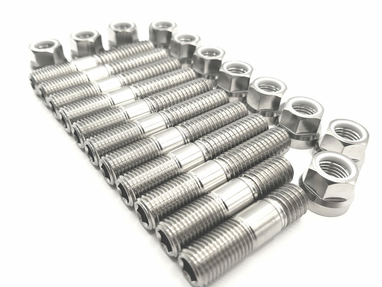 DMI Rear End Titanium Side Hat Stud Kit With Ti 9/16 Hex Nyloc Nuts