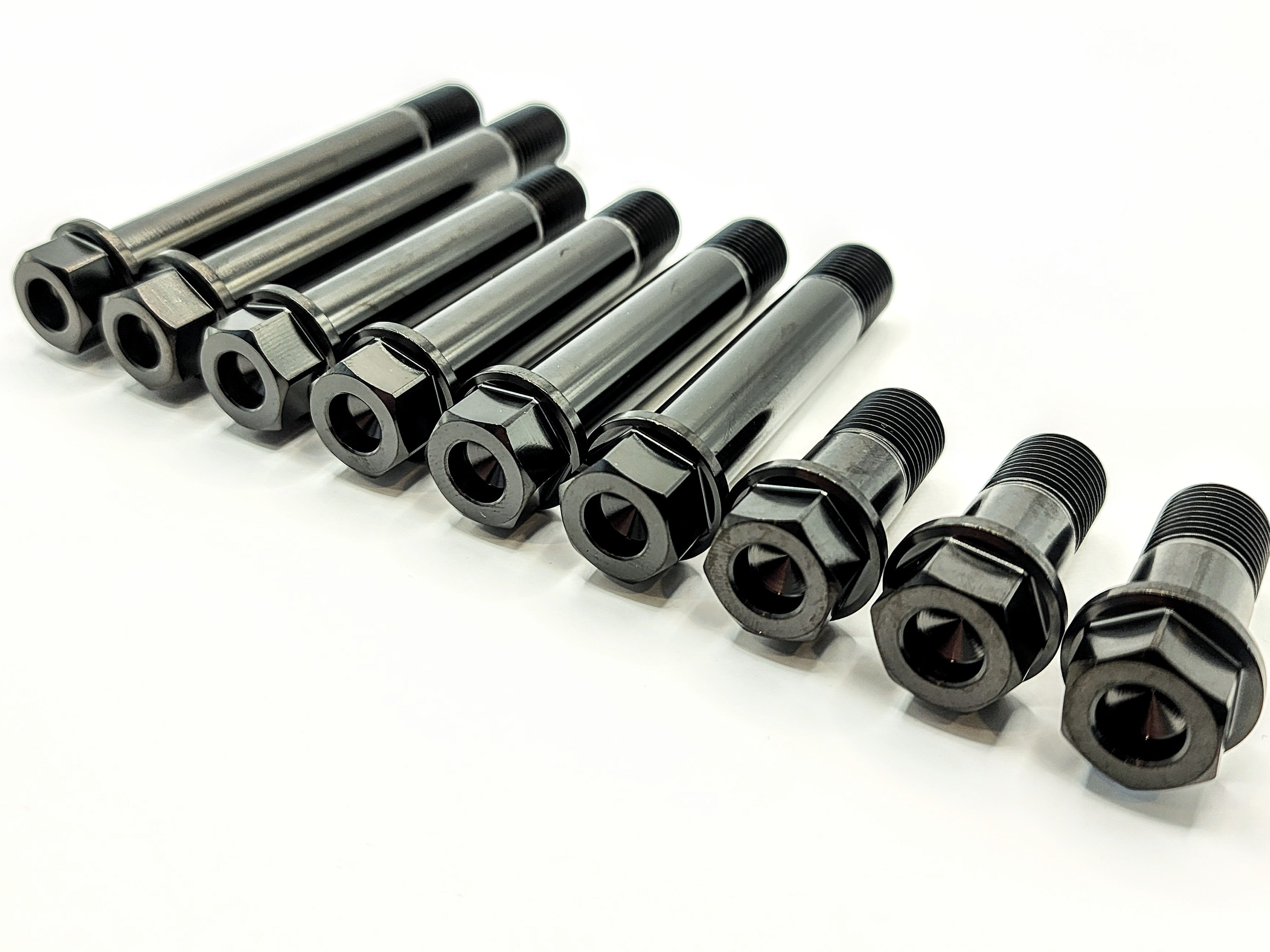 Rod Tether Radius Rod To Chassis Inc Tether Kit Black 9/16 Hex