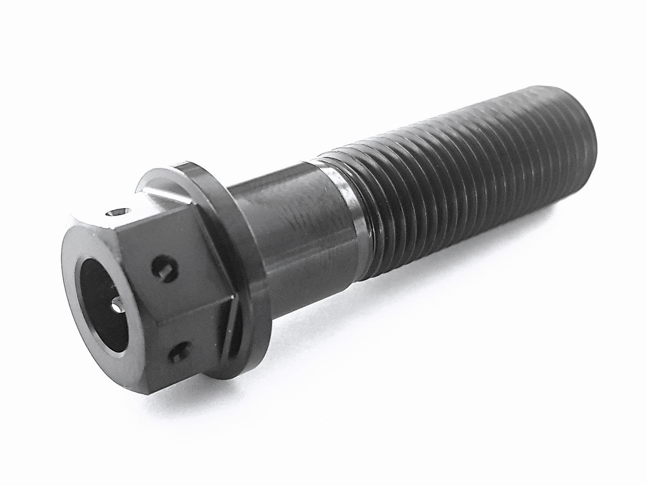1/2 UNF 1.750" Black Reduced Hex Bolt With Holes Drilled