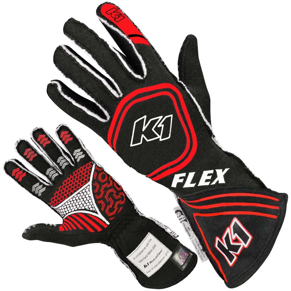 K1 Flex Nomex Glove Black/Red