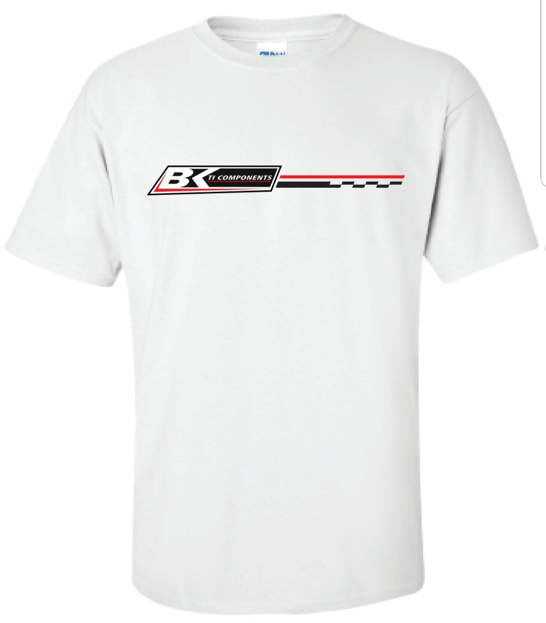 BK Ti Components White Stripe Short Sleeve