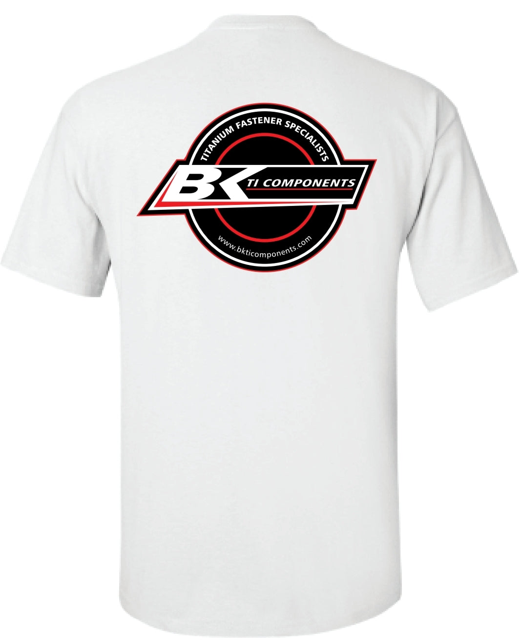 BK Ti Components White Stripe Short Sleeve